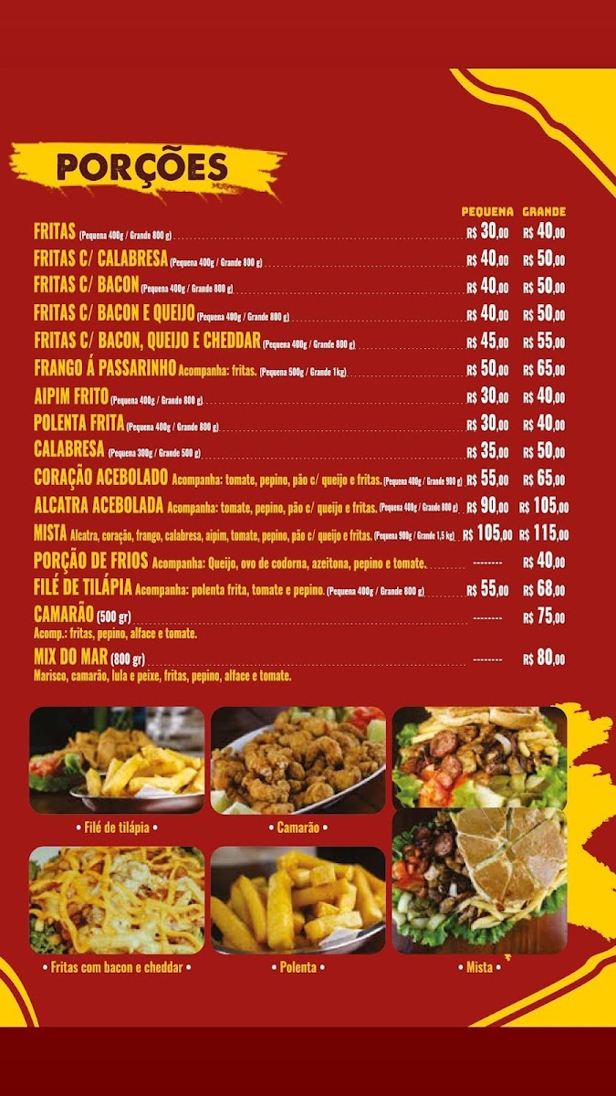 Menu Lanchonete Paraná-1